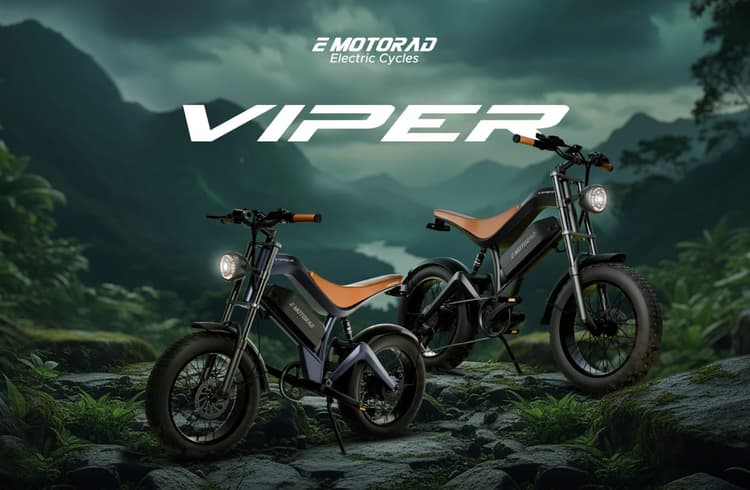EMotorad Launches Viper Electric Cycle in India EMotorad Launches Viper Electric Cycle in India