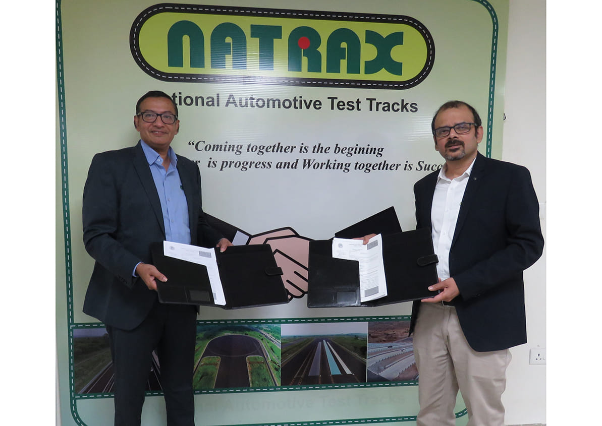 NATRAX and ATS sign MoU to offer ADAS testing and certification services at Indore test track