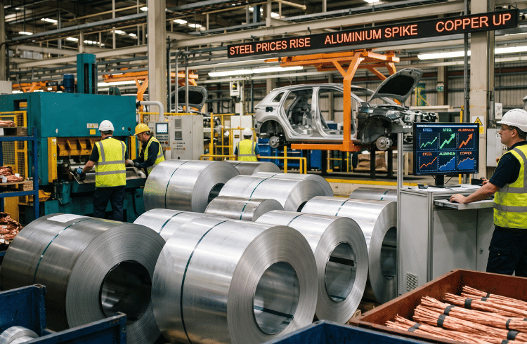 Steel, Aluminium, Copper Prices Spike, Putting Auto Industry Margins at Risk