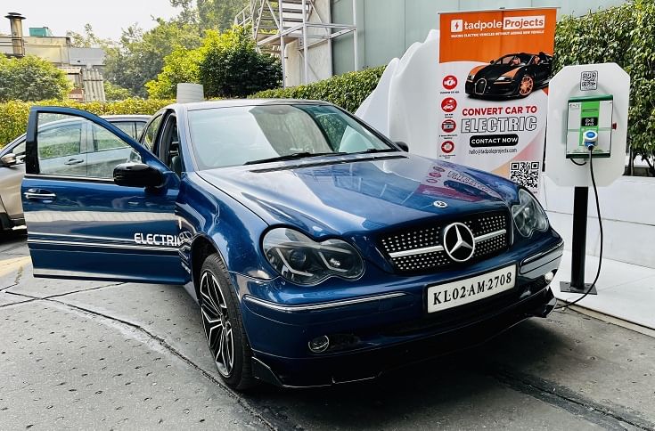 Tadpole converts a 2003 model Merc into electric