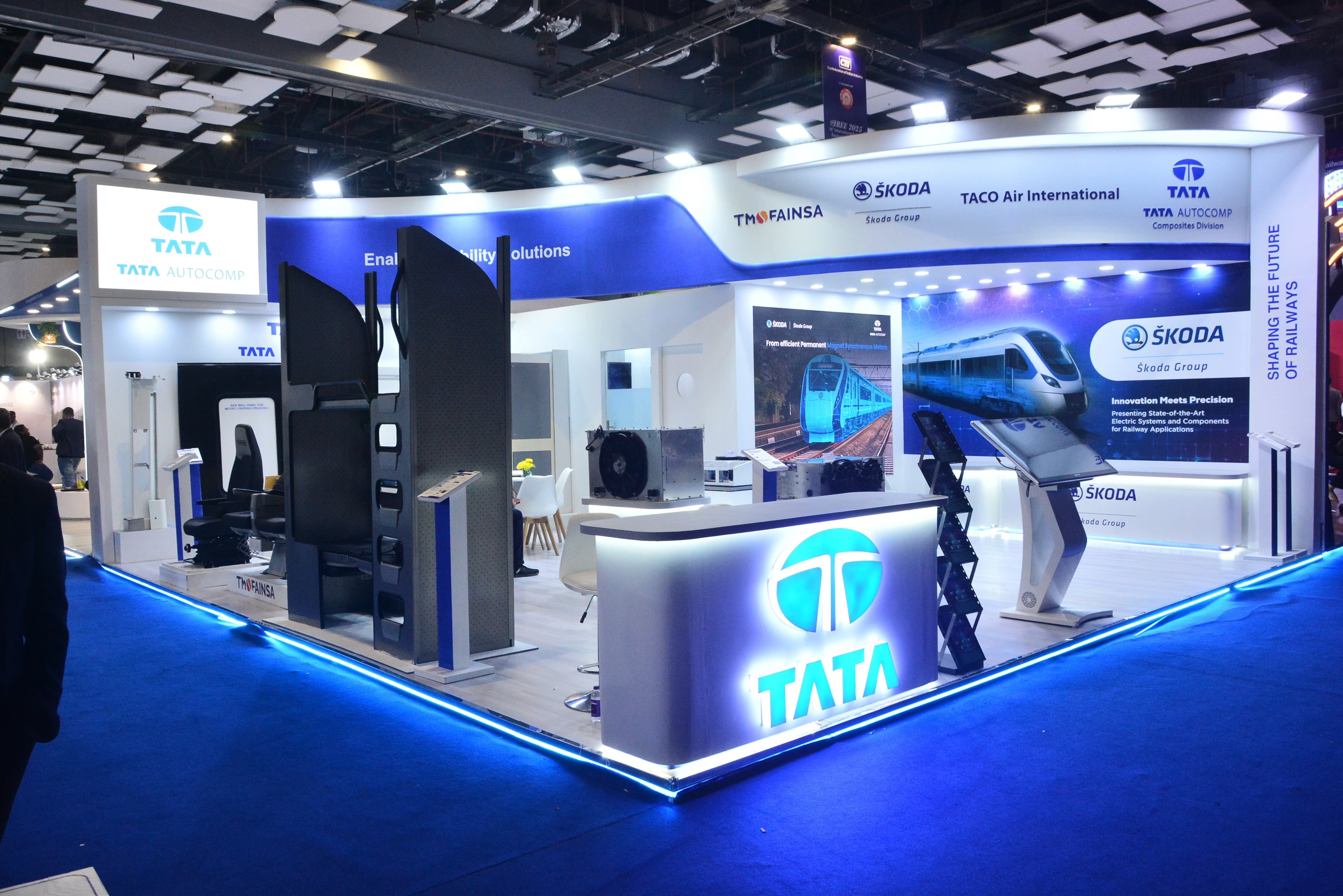 Tata AutoComp Enters Railway Sector with Technology Showcase at IREE 2025
