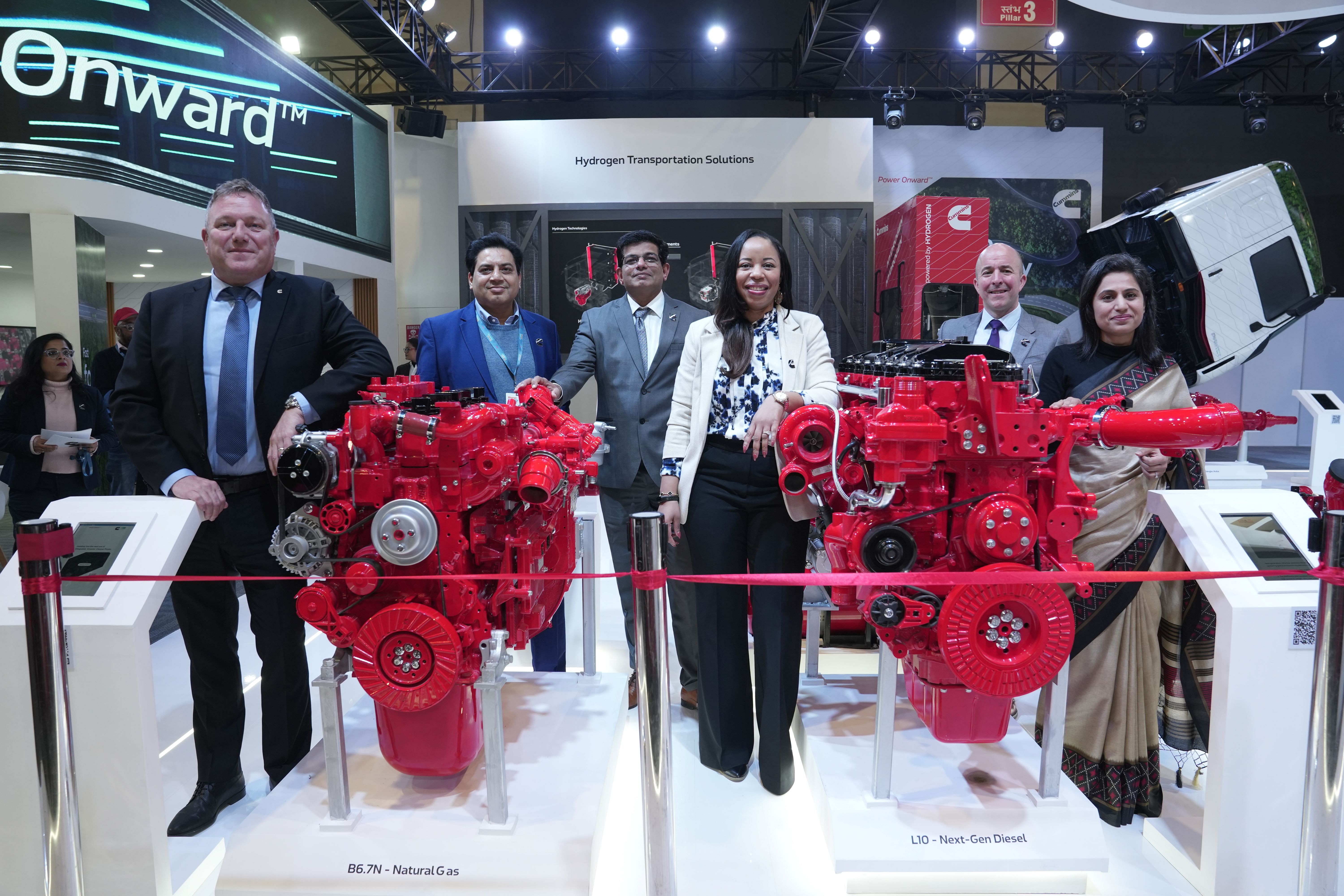 Cummins Unveils New Engine Platform and Hydrogen Fuel System in India