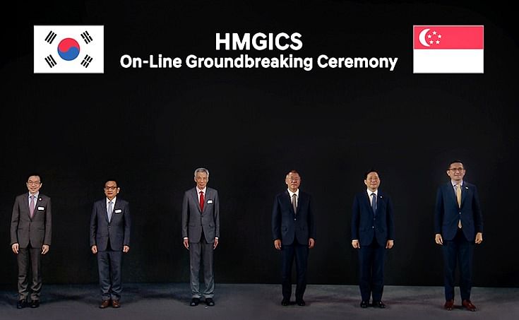 Officials from the Korean and Singaporean governments, as well as the Group, attended the virtual ceremony, including Singapore Prime Minister Lee Hsien Loong; Korean Minister of Trade, Industry and Energy Sung Yun-mo; and Hyundai Motor Group Executive Vice Chairman Euisun Chung.