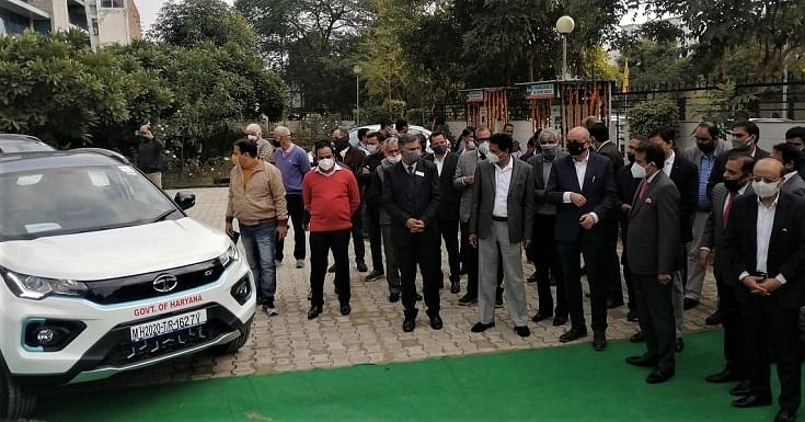 Haryana government inducts Tata Nexon EV for official use