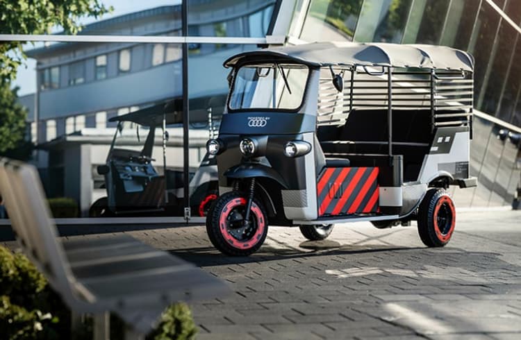 A second life for electric car batteries: The German–Indian start-up Nunam is bringing three electric rickshaws to the roads of India. A second life for electric car batteries: The German–Indian start-up Nunam is bringing three electric rickshaws to the roads of India.