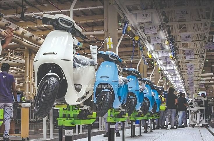 Ola electric scooter manufacturing discount