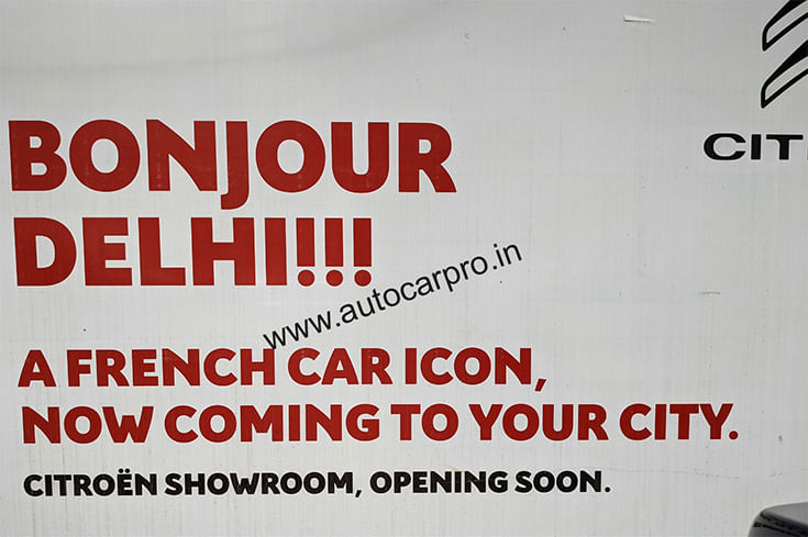 Citroen readies New Delhi showroom ahead of India market launch