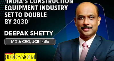 'India's construction equipment industry set to double by 2030': JCB India's Deepak Shetty