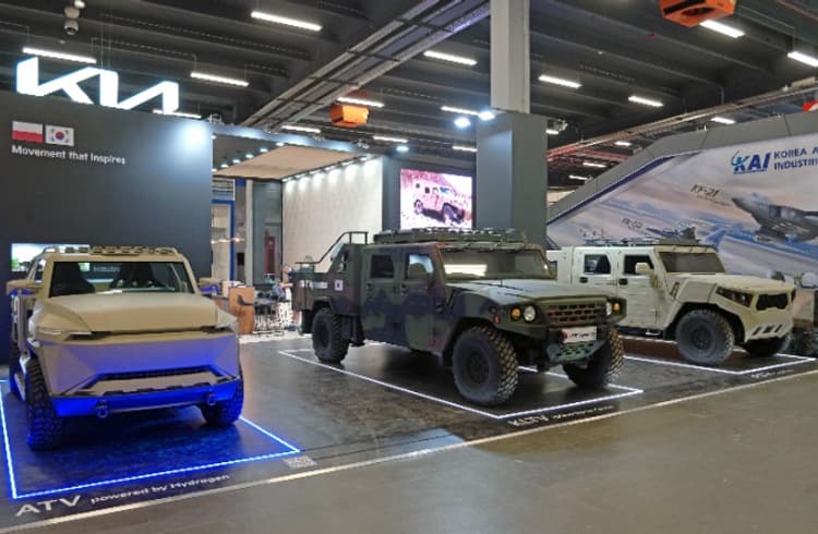 Defance Car Kia displays EV9 military concept car at Korean defence expo | Autocar ...