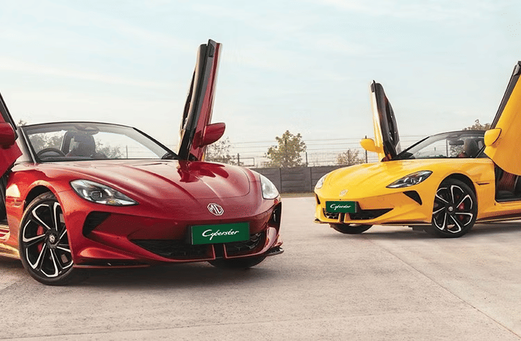 MG Cyberster Claims Top Position in India's Sports Car Market for 2025