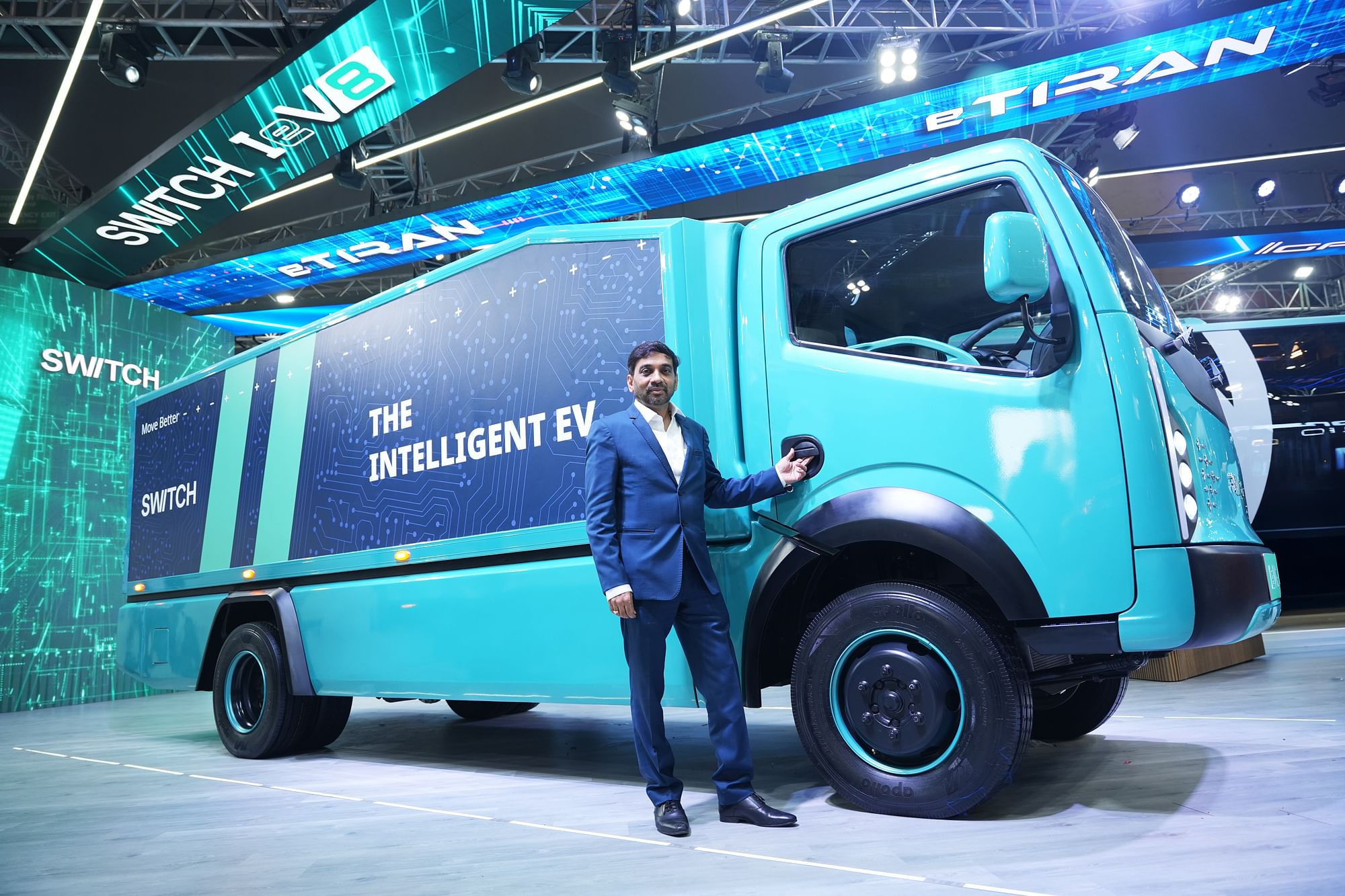 SWITCH Mobility Launches IeV8 Electric Light Commercial Vehicle at Bharat Mobility Expo 2025