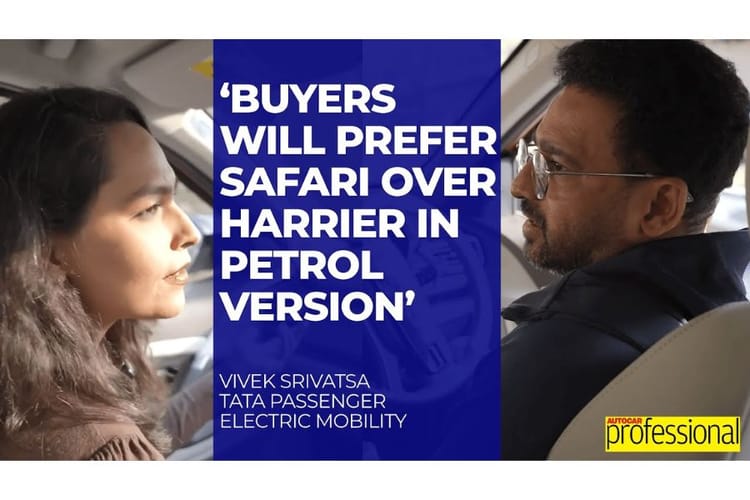 Video - Petrol SUVs Could Be 50% of the Premium Market in Three Years: Tata Motors' Vivek Srivatsa