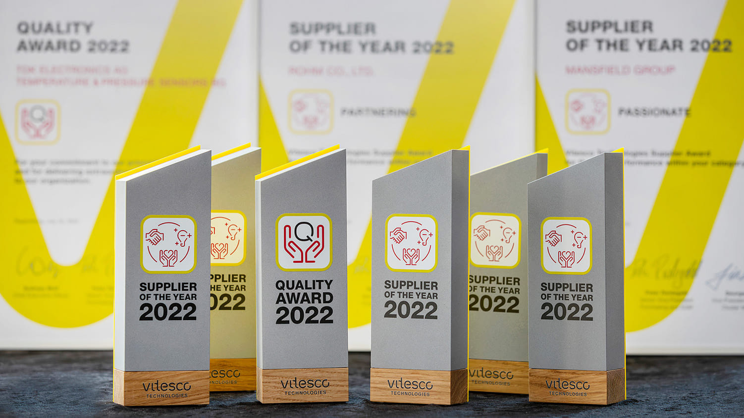 Vitesco Technologies honours six of its 17,000 global suppliers