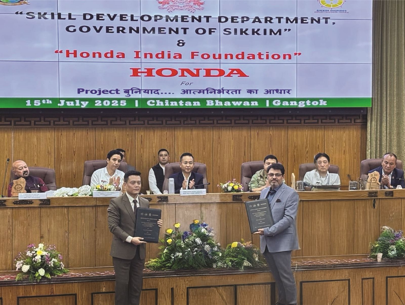 Honda India Foundation Introduces ‘Project Buniyaad’ in Sikkim on World Youth Skills Day