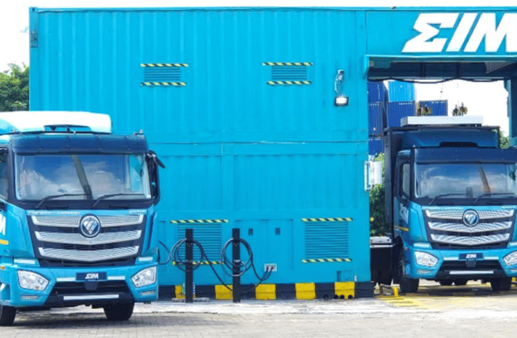 EIM Opens Second Heavy-duty Battery Swapping Station at JNPA