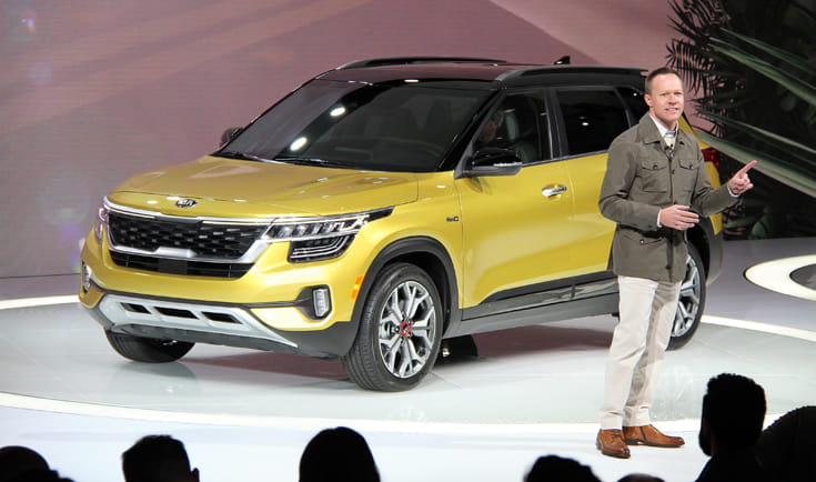 Kia makes a splash at LA Show with Seltos