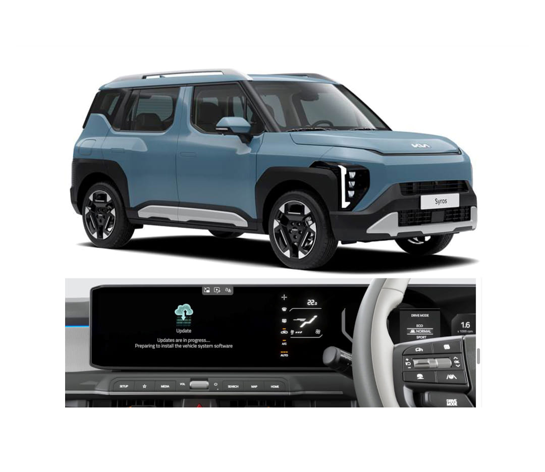 Kia Syros’ advanced E/E architecture delivers a cutting-edge digital experience