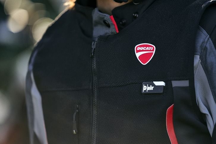 Ducati launches Smart Jacket a vest equipped with airbag for motorcyclists