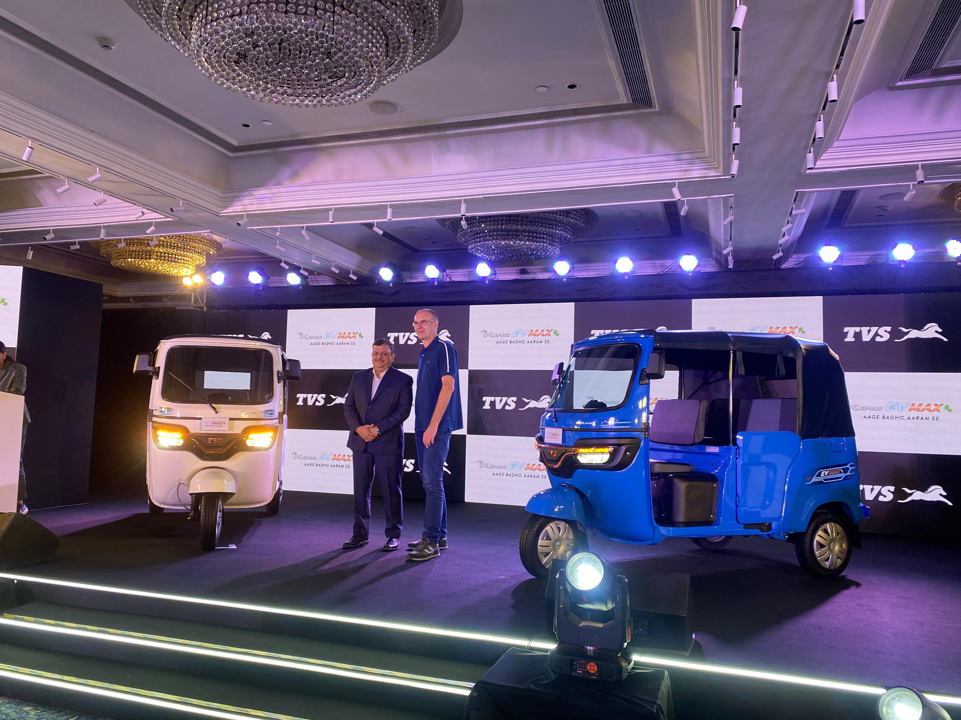 TVS Motor Company launches India's first Bluetooth-connected electric three-wheeler