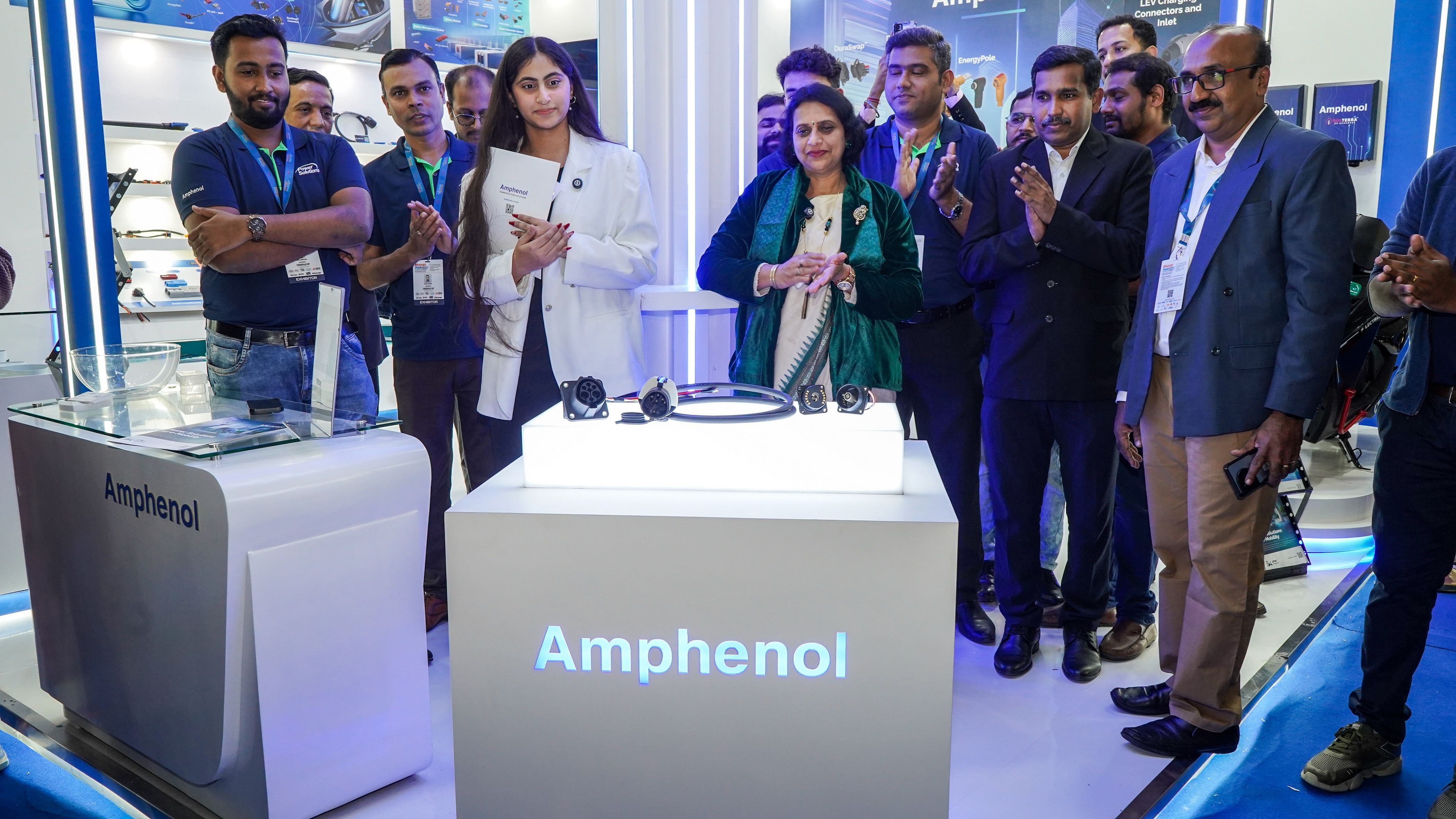 Amphenol launches India-made EV charging solutions at mobility expo