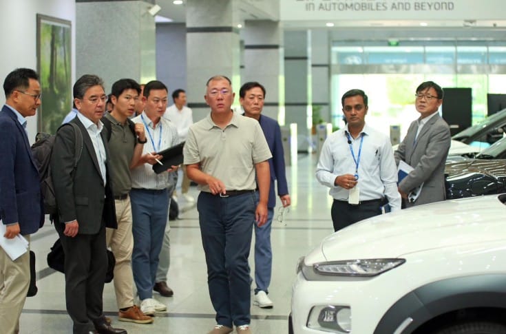 Hyundai Motor plans to have 5 EVs in India by 2032, Chairman Chung visits India for long term review