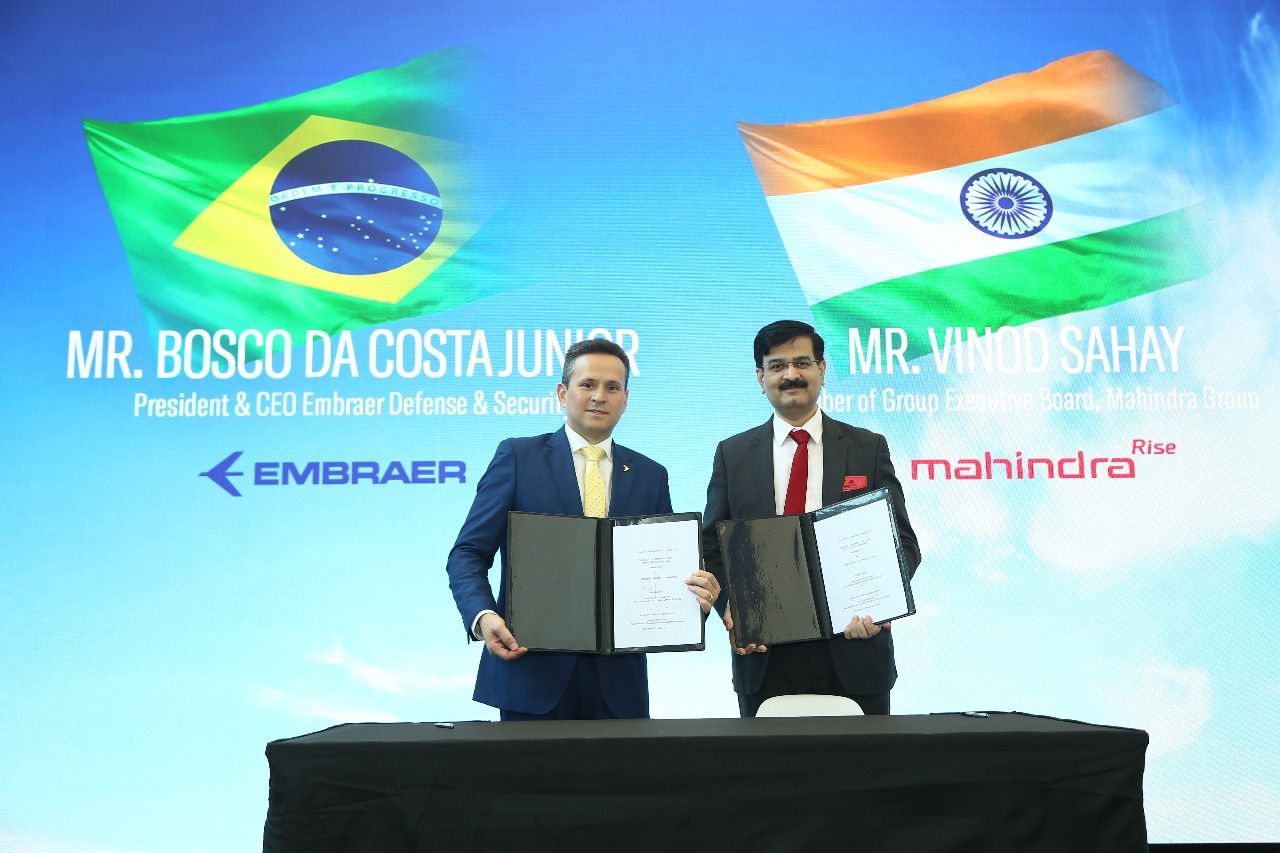 Embraer and Mahindra Sign Strategic Alliance to Bring C-390 Aircraft to India
