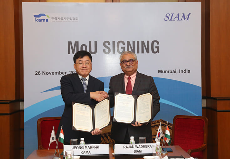 SIAM signs MoU for cooperation with Korean counterpart, KAMA