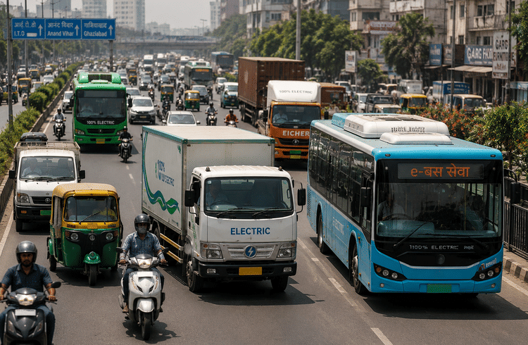 India Weighs $1 Billion Push for Private EV Buses, Trucks India Weighs $1 Billion Push for Private EV Buses, Trucks