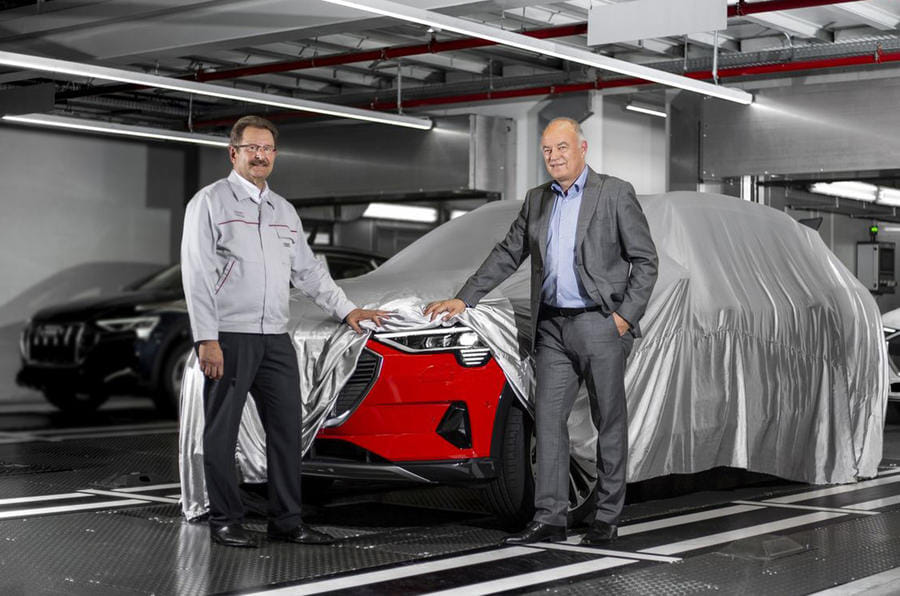 Audi e-tron: first electric SUV rolls off production line ahead of launch