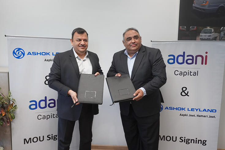 Ashok Leyland ties up with Adani Capital for LCV financing