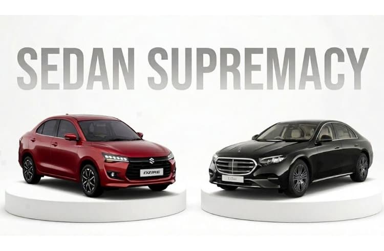 Sedans Lead India’s Car Market at Both Ends, Despite the SUV Surge Sedans Lead India’s Car Market at Both Ends, Despite the SUV Surge