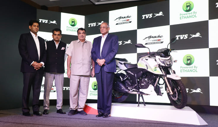 TVS Motor launches India’s first ethanol-powered bike