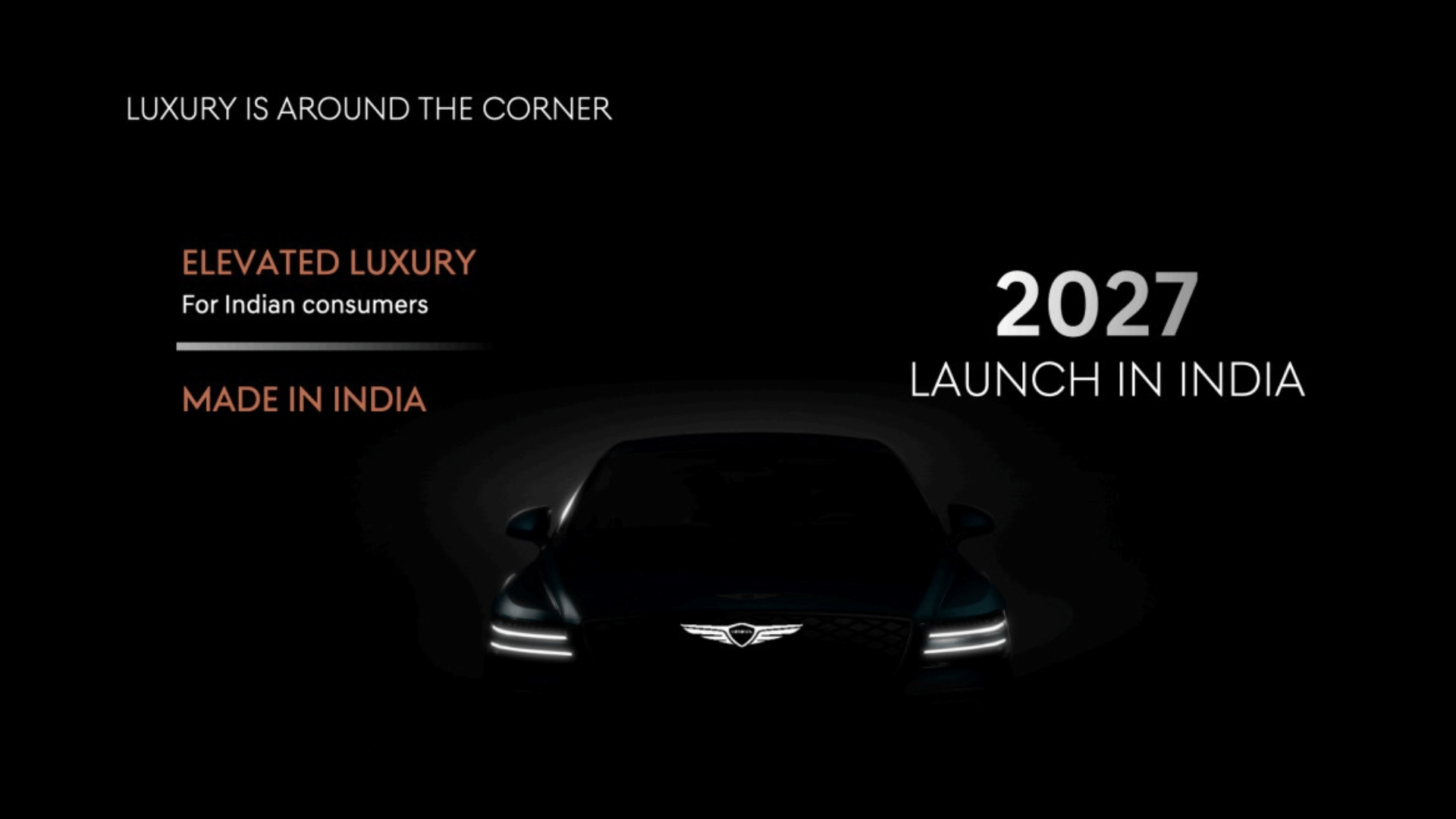 Hyundai to Launch Genesis Brand in India in 2027; to be Made in India