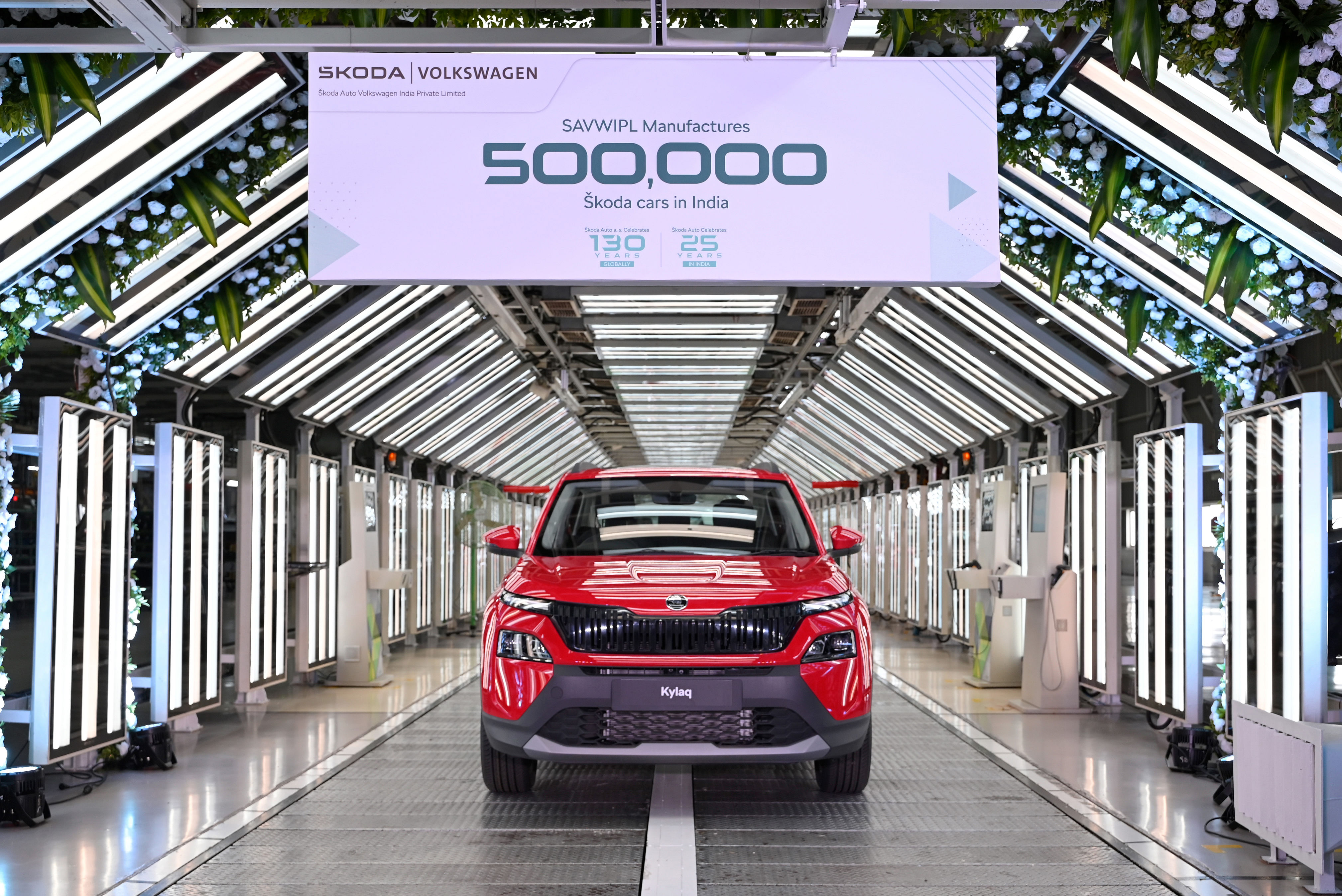 Skoda Auto Volkswagen India Reaches 500,000 Vehicle Production Milestone