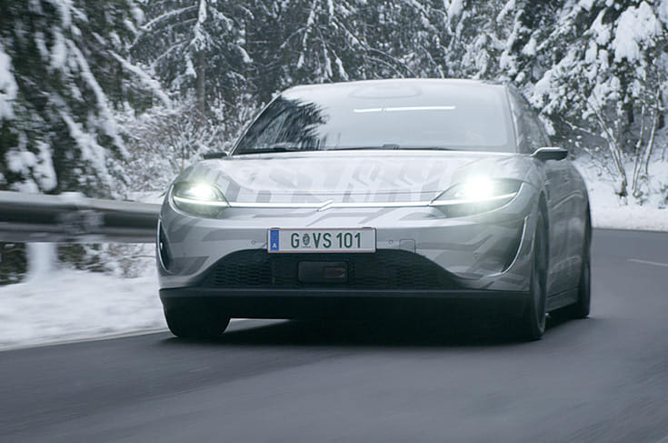 Sony begins testing Vision-S concept car on public roads