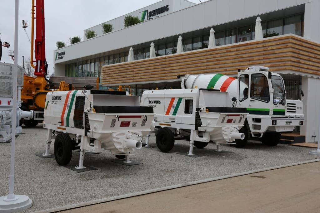 Schwing Stetter displays Made-in-India products at Bauma