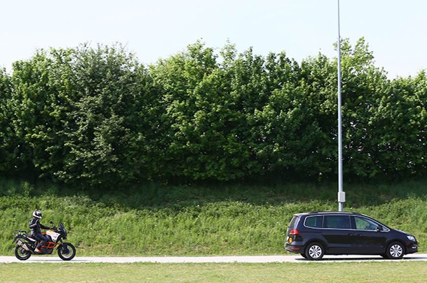 KTM developing sensor-based rider assists