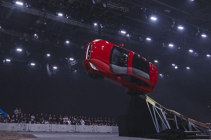 Jaguar E-Pace launched with record-breaking barrel roll - with video