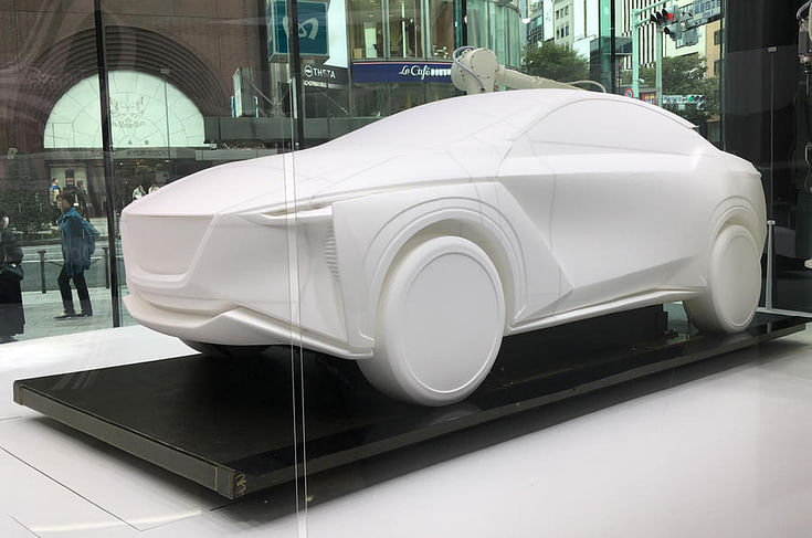 Nissan&#39;s new electric SUV snapped in Tokyo before motor show opens