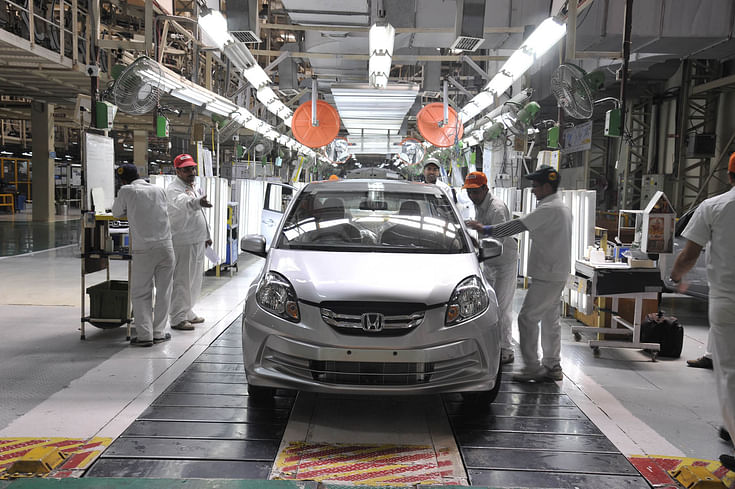 The Amaze sedan is manufactured both at the Greater Noida and Tapukara plants.