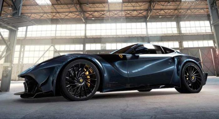 Ferrari F12 gets carbon fibre makeover