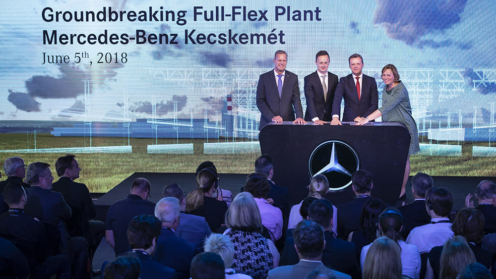 Mercedes-Benz Cars invests one billion euros in its first full-flex plant in Hungary