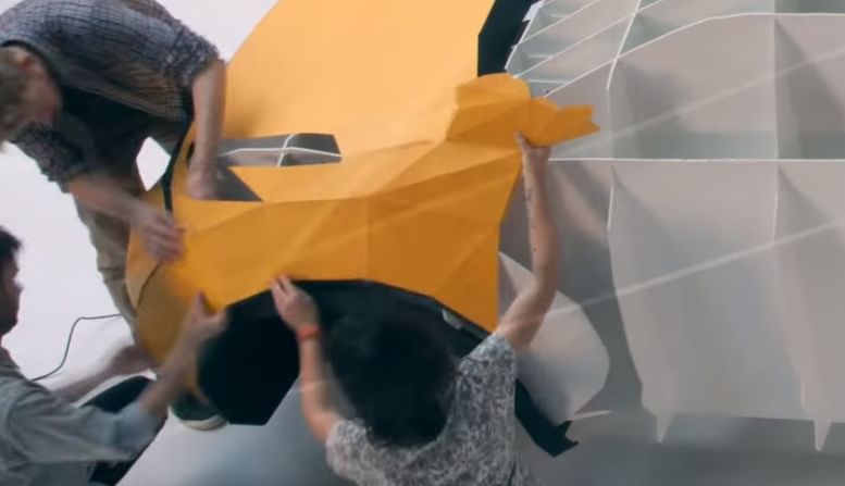 Nissan creates full-size origami car to celebrate Juke’s 5th birthday