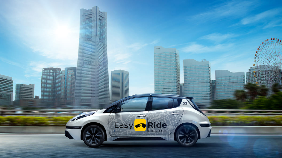 Nissan and DeNA unveil new robo-vehicle mobility service
