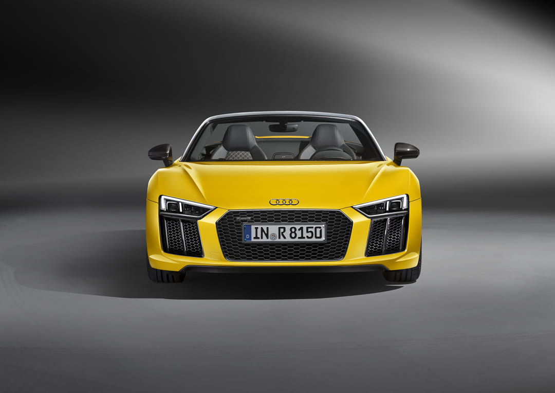 Audi reveals R8 Spyder at New York Motor Show