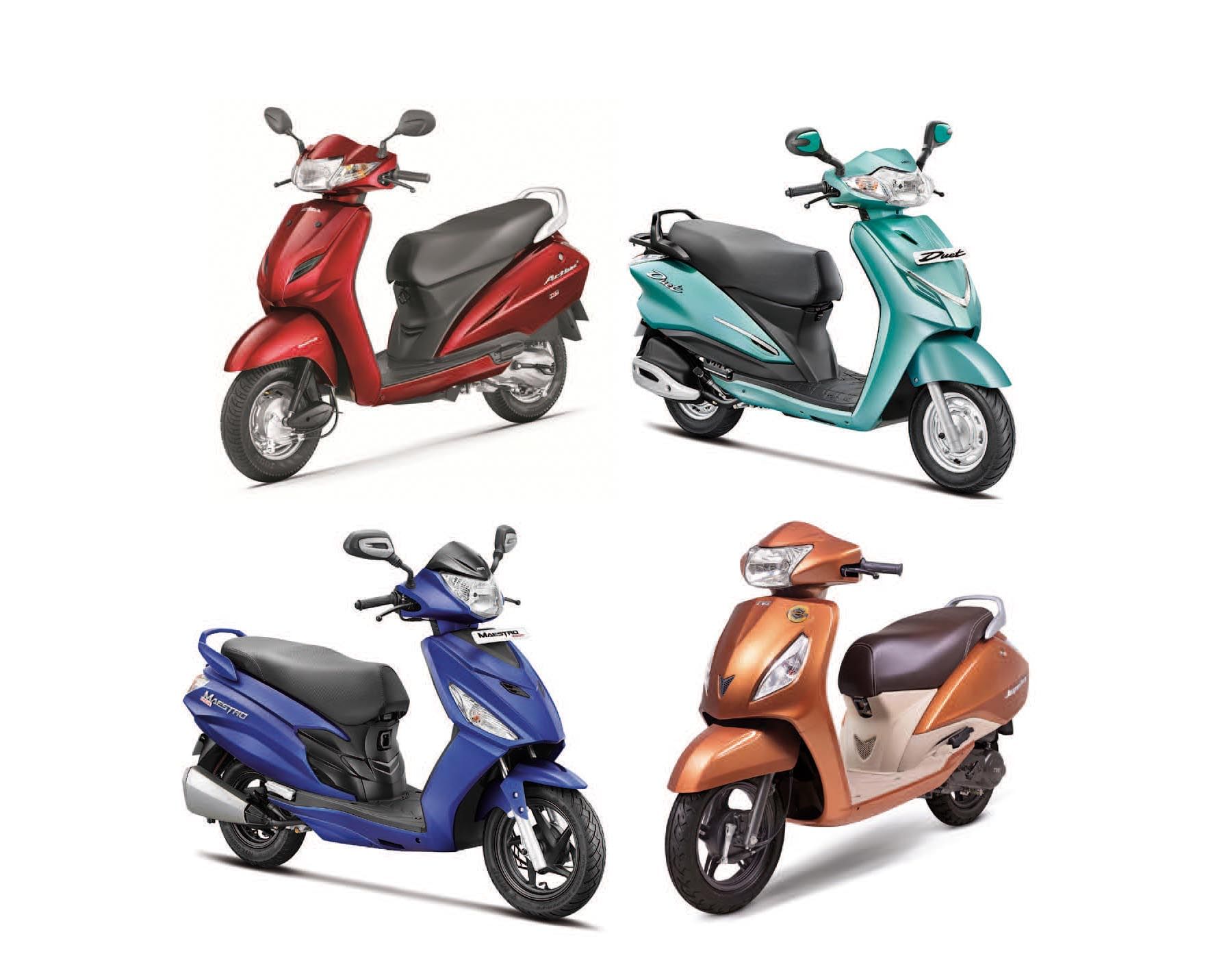 INDIA SALES: Top 10 scooters in December 2016
