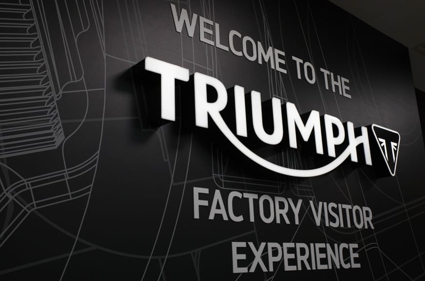 Triumph opens new factory visitor centre