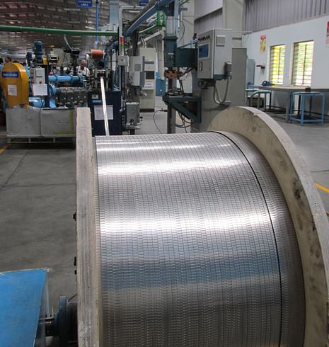 With five extruder lines, the output from this plant will total 20,000,000m/year within three years.