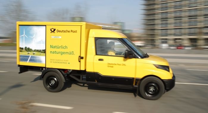 DHL to sell its own electric delivery vans