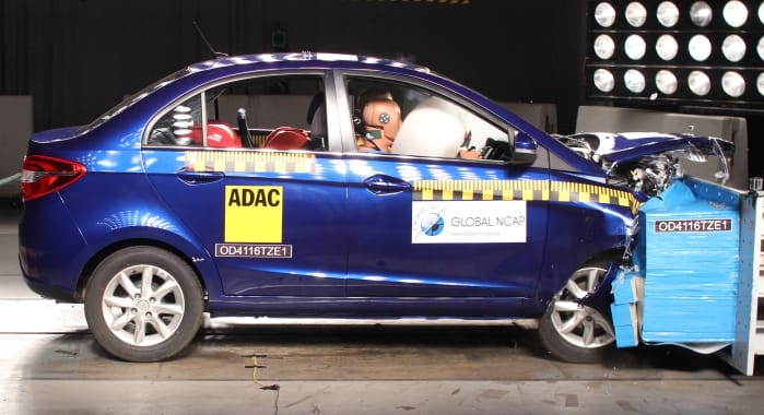 Global NCAP awards 4-star safety rating to Tata Zest